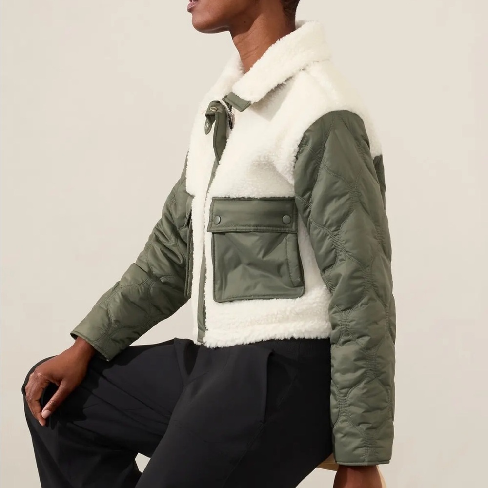Athleta Hybrid Fleece Jacket